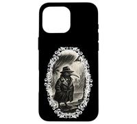 Scène de pluie du détective noir kiwi Coque pour iPhone 16 Pro Max
