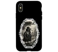 Scène de pluie du détective noir kiwi Coque pour iPhone X/XS