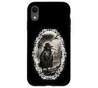 Scène de pluie du détective noir kiwi Coque pour iPhone XR