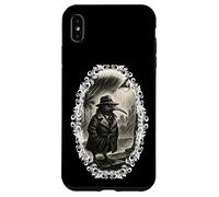 Scène de pluie du détective noir kiwi Coque pour iPhone XS Max