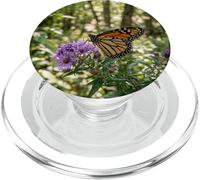 Scène de pollinisateur Monarque Papillon Fleur Sauvage Forêt PopSockets PopGrip pour MagSafe
