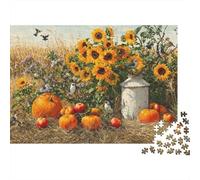 Scène de récolte d'automne Puzzle 1000 Pièces Educa Jouet Divertissement Créatif De l'art De La Décoration intéressant Jeu Éducatif Challenge Toy Adultes & Enfants des 14 Ans 38x26cm/1000pcs