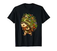 Scène de récolte de Jardin avec hérisson fantaisiste T-Shirt