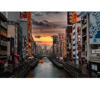 Scène de Rue Japonaise - Puzzle Adulte de 3000 pièces et décoration intérieure (14 Ans+)