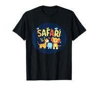 Scène de safari vibrante pour un style extérieur ludique T-Shirt