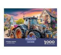 Scène de Tracteur Rural Pièces en Carton Solides Rural Farm Scene Style Idéal pour Entraîner La Pensée Logique, La Mémoire Et La Concentration Pendant Le Temps Libre 52x38cm/1000pcs