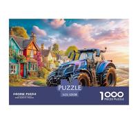 Scène de Tracteur Rural Puzzle Adulte 1000 Pièces Style de véhicule agricole Moderne De Qualité Supérieure : Maîtrisez Le Défi du Puzzle Difficile - pour Un Large Panel Dès 14 Ans 52x38cm/1000pcs