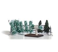 Scène De Vente D'Arbre De Noël - HO/OO Échelle Busch 1182