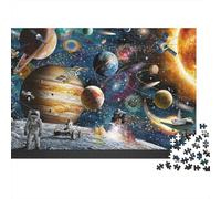 Scène d'exploration Spatiale 1000 Pièce Carton Extra Épais Puzzle Classique Collecteurs Impossible Difficile Défi du Jeu Éducatif 70x50cm/1000pcs