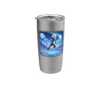 Scène d'hiver Jack Frost Gobelet isotherme en acier inoxydable double paroi