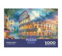 Scène du Colisée 1000 Pièces Puzzle Unique Belle Décoration Familiale Colisée Romain Puzzles Jouets De Difficiles pour Adultes 52x38cm/1000pcs