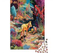 Scène du désert, Loup Cadeau Unique Décoration Intérieure Jeu ÉduChatif Challenge Toy Adultes & Enfants des 14 Ans 38x26cm/1000pcs