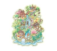 Scène Du Parc Texturé Sticker Artisanal De Collection De Quatre Saisons Pour Adultes Créativement Décoratif Scrapbooking Sticker