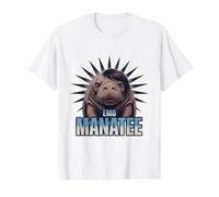 Scène Emo Lamantin Enfant T-Shirt Graphique avec Valeur, Homme, Blanc, L