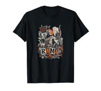 Scène épique de Guerrier Hindou Rama Jai Shri Ram T-Shirt