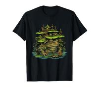 Scène Fantastique de Crapaud avec Feuille House T-Shirt