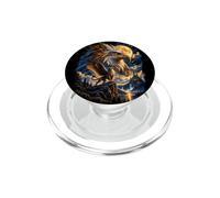 Scène Fantastique de Nuit avec Griffon et Aigle PopSockets PopGrip pour MagSafe