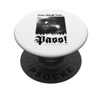 Scène Fantastique You Shall Not Pass Magicien Balrog PopSockets PopGrip Adhésif