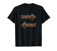 Scène Gauche scène Droite drôle théâtre Drame Jeu T-Shirt