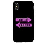 Scène Gauche scène Droite théâtre Musical Broadway Acteur Coque pour iPhone X/XS