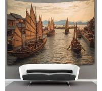 Scène historique Tapisserie Route maritime de la soie 3D Tenture Murales Décorations Pour La Maison Pour La Chambre 100cmx150cm