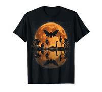 Scène Lunaire de Cryptides, Bigfoot Alien, mystère du Loch Ness T-Shirt