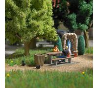 Scène Miniature : Zone De Pique-Nique Ensemble Busch 7729