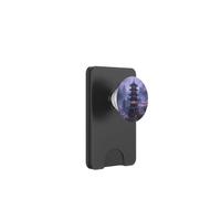 Scène Nocturne du Temple de la pagode Japonaise PopSockets PopWallet pour MagSafe