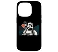 Scène Originale du Coucher de Soleil Stormtrooper & Fighters Coque pour iPhone 14 Pro