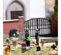 Scène Rencontre de veuves au cimetière - Busch 79932 H0