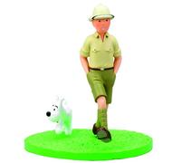 Scène Tintin explorateur. Moulinsart. Coffret figurine. Hergé.