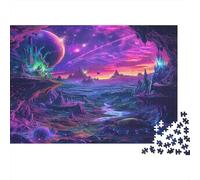 Scène Univers Puzzle 1000 Pièces avec Clic Parfait, Puzzle Adulte Ultra Difficult Puzzle pour Un Jeu De Puzzle De Fête, pour Les Amateurs D'énigmes 70x50cm/1000pcs