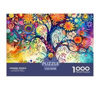 Scenery Tree 1000 Piece Jigsaw Woods Puzzles for Adults and Kids Age 12 Years ChallengingColourful100% Recvcled Cardboard