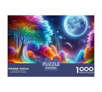 Scenery Tree Jigsaw Puzzles 1000 Piece Jigsaw Puzzle Educational Game 1000 Pieceswoods Puzzles for Adult Challenging & Brainteasing Puzzle Game for The Whole for Women Gifts for