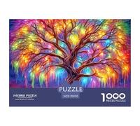 Scenery Tree Puzzles 1000 Pieces for Adults Jigsaw Woods 1000 Piece Puzzle Classic Educational Games Puzzle Colourful Puzzle Game for The Whole for Women Gifts for Men70x50cm/1000