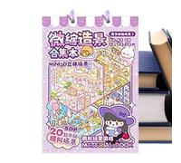 Scènes autocollants pour adultes - premium ergonomic durable, moderne, décorations de bricolage, avec paysages, 3D et livre miniature | Multipurpose Outdoor Indoor Utility sleek stylish