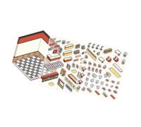 Scènes d'autocollants | Scène miniature - Autocollants maison pour adultes, autocollants isométriques, créez vos propres autocollants pour la maison, l'école, les voyages