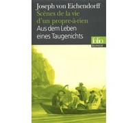 Joseph von Eichendorff – Scènes de la vie d'un propre-à-rien – Trad. Rémi Laureillard – Gallimard
