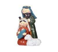 Scènes de table de la Nativité,Scène de la Nativité - Figurine de la Nativité en résine Décoration de Noël - Figurines de la Nativité, ornements de la naissance du Christ de Jésus, décor de la naissan