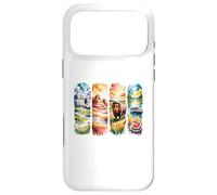 Scènes de Voyage américaines Aquarelle Art Coque pour iPhone 17 Pro Max