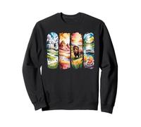 Scènes de Voyage américaines Aquarelle Art Sweatshirt