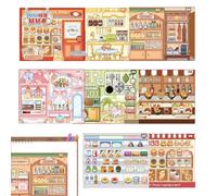 Scènes en Stickers pour Adultes Loisirs Créatifs DIY Portables Thème