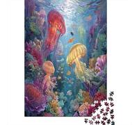 Scènes sous-Marines colorées et vibrantes Cadeau Unique Décoration Intérieure Jeu ÉduChatif Challenge Toy Adultes & Enfants des 14 Ans 38x26cm/1000pcs