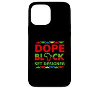 Scénographe de Dope Black Proud Black Theater Career Pride Job Coque pour iPhone 13 Pro Max