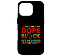 Scénographe de Dope Black Proud Black Theater Career Pride Job Coque pour iPhone 16 Pro