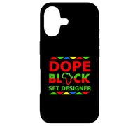 Scénographe de Dope Black Proud Black Theater Career Pride Job Coque pour iPhone 17