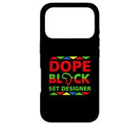 Scénographe de Dope Black Proud Black Theater Career Pride Job Coque pour iPhone 17 Pro