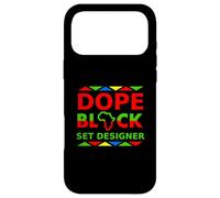 Scénographe de Dope Black Proud Black Theater Career Pride Job Coque pour iPhone 17 Pro Max