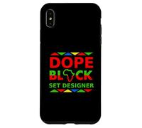 Scénographe de Dope Black Proud Black Theater Career Pride Job Coque pour iPhone XS Max