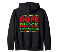 Scénographe de Dope Black Proud Black Theater Career Pride Job Sweat à Capuche